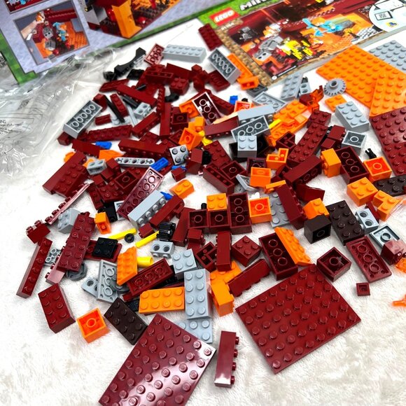 Lego Minecraft The Blaze Bridge 21154 Set in Box Incomplete - Picture 4 of 8